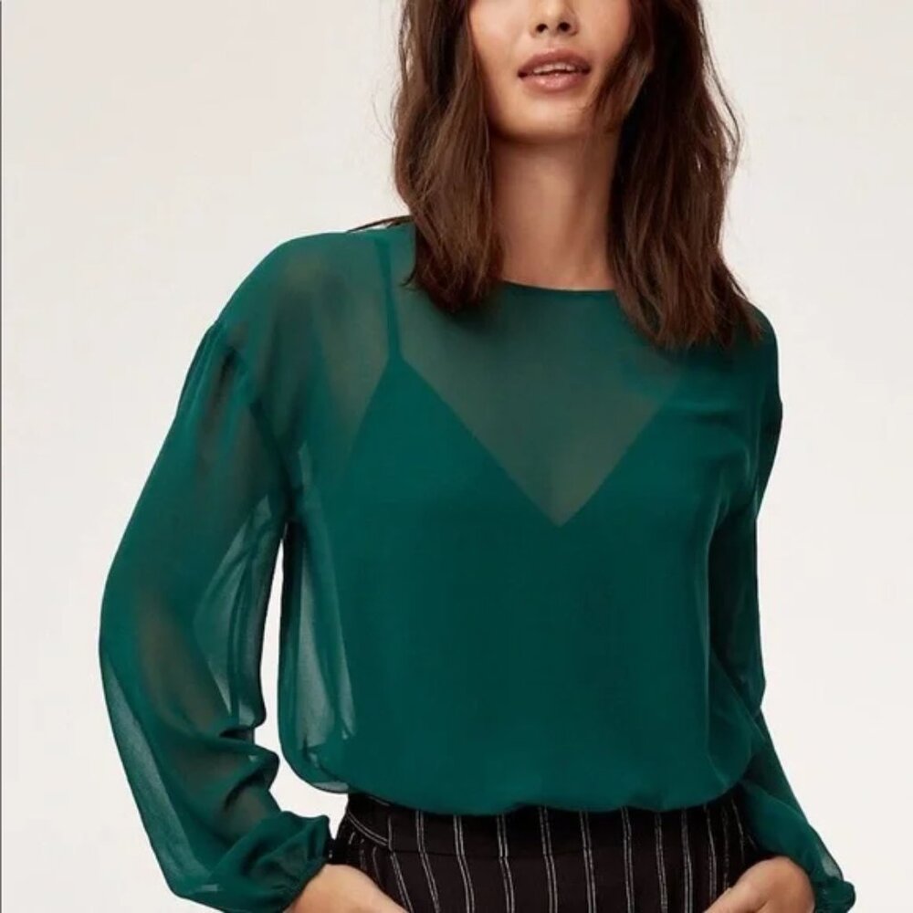 ARITZIA Wilfred Bodysuit Blouse | Size Small